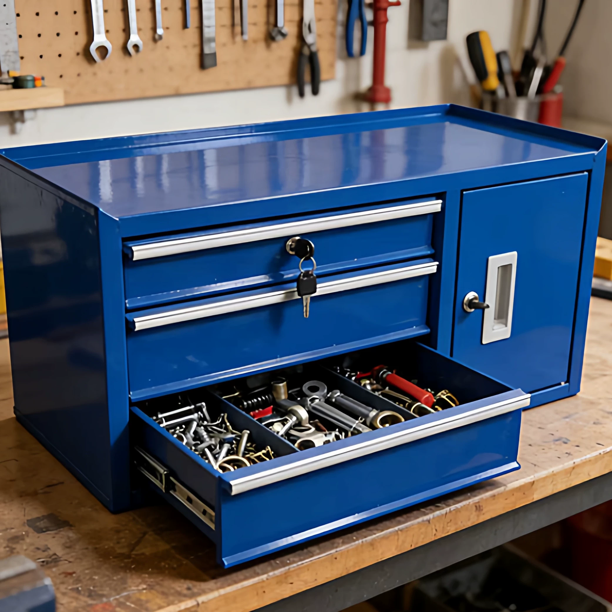 Workshop Tools Box - Armoire à outils de bureau multifonction