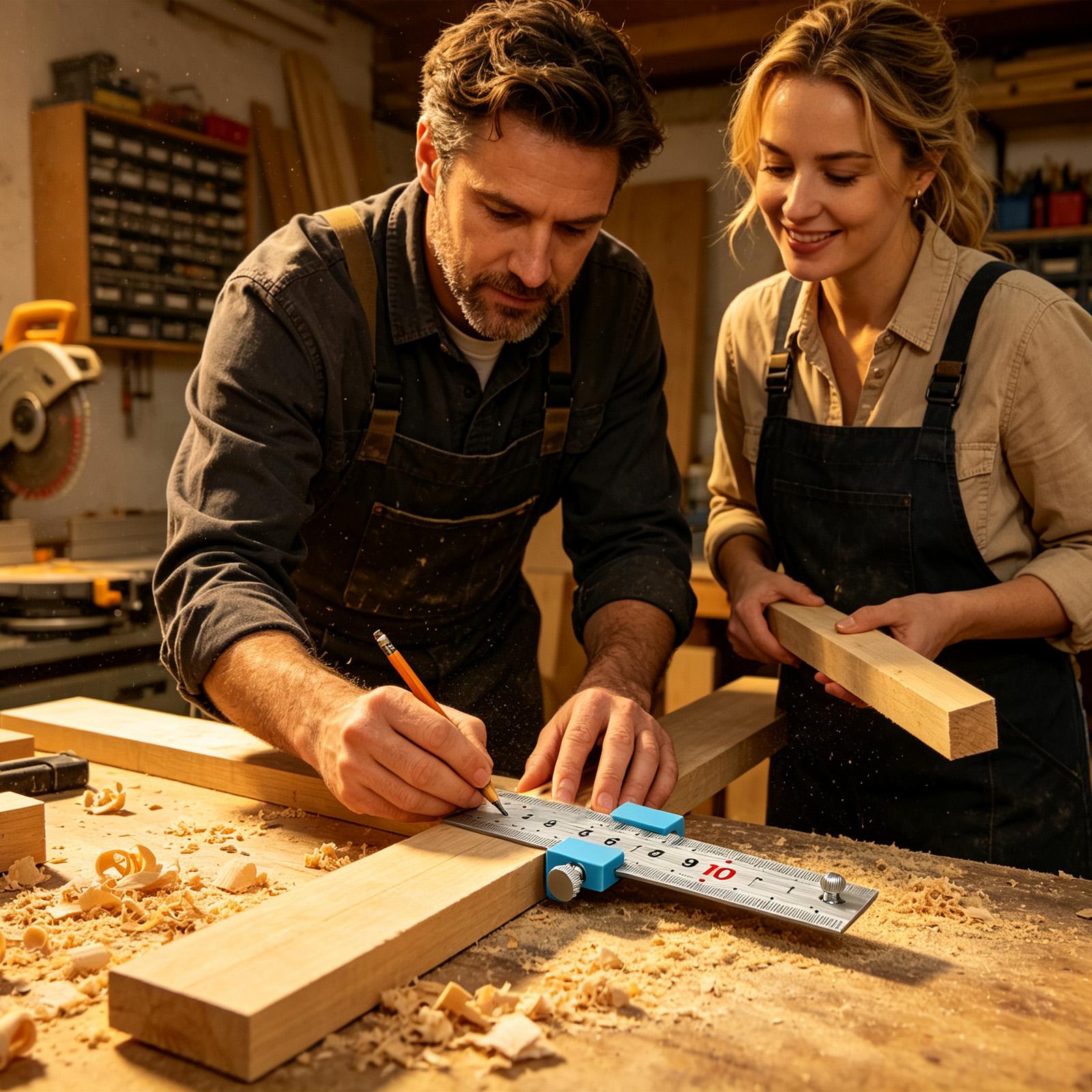 Outils de menuiserie : Règle d - Marking Tools In Workshop avis et prix
