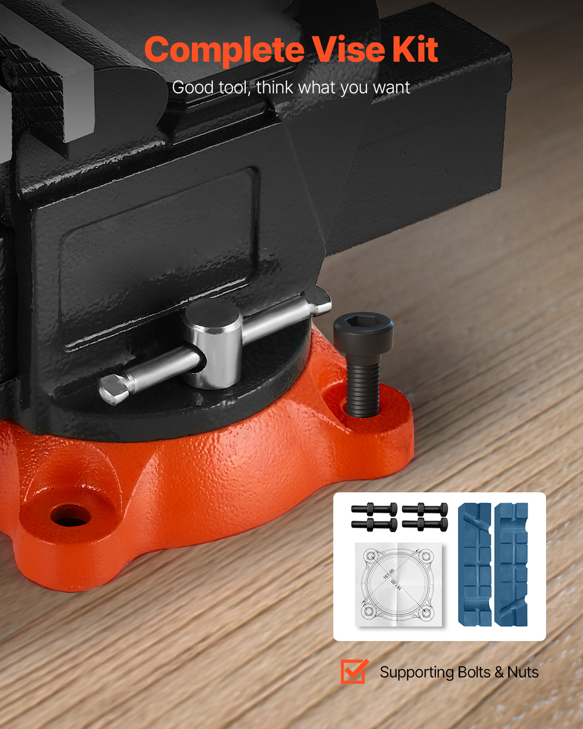 VEVOR Étau Établi Polyvalent L - Workshop Tools Vice avis et prix